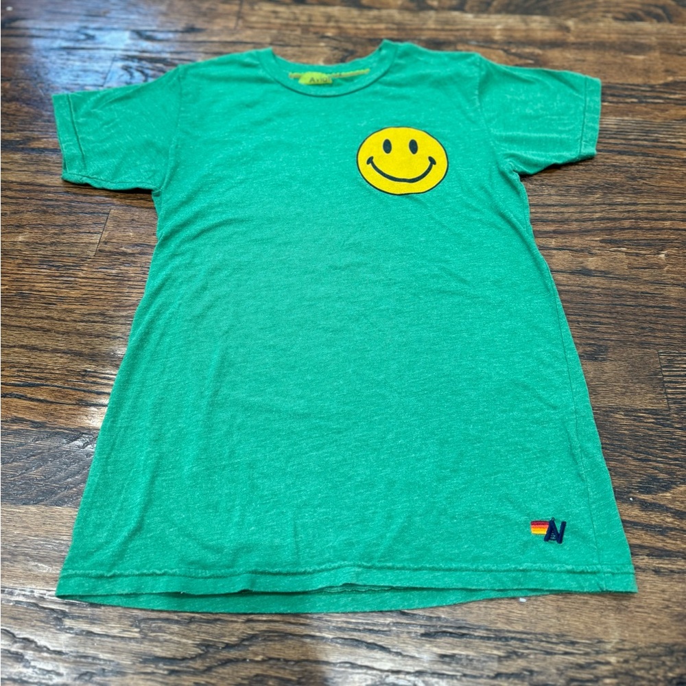 Kids Green aviator nation t-shirt